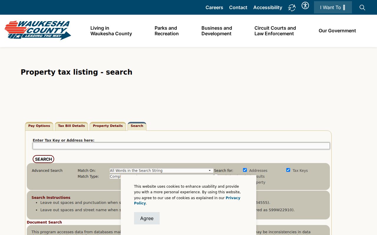 Waukesha tax listing used to research New Berlin neighbors