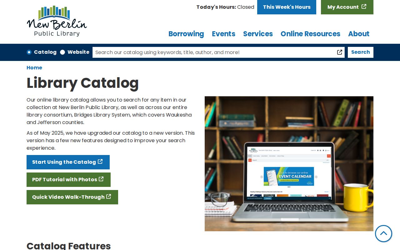 New Berlin city directory search in the Bridges catalog